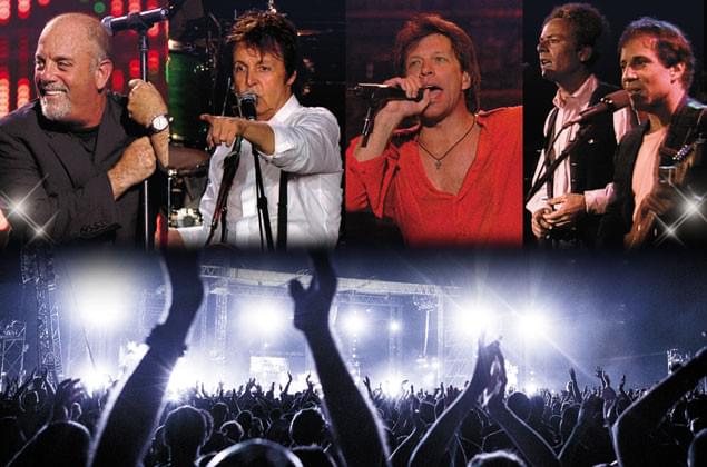 30代から60代を直撃する4大アーティストのライブをスクリーンで楽しめる!