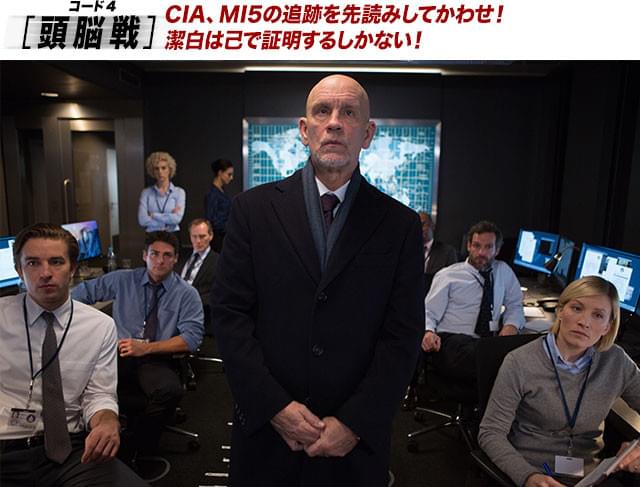 CIAヨーロッパ部門を率いるハンター(マルコビッチ)は、アリスに追っ手を差し向ける