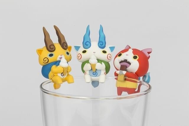 妖怪ウォッチ」コップのフチに飾れるフィギュアとキャラクター型