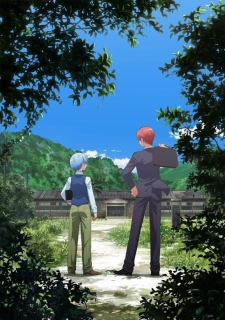 7年後の渚＆業が旧校舎前に 劇場版「暗殺教室」第2弾キー