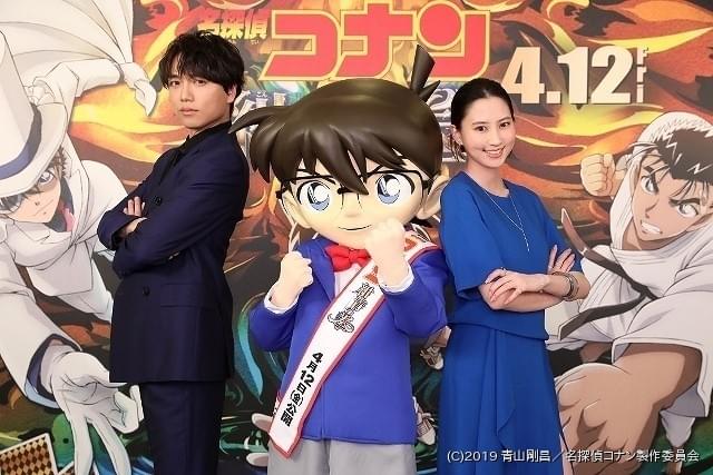 山崎育三郎 河北麻友子がコナン キッドと対決 劇場版 名探偵コナン ゲスト声優決定 ニュース アニメハック