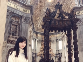イタリアの聖堂で