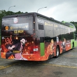 シンガポールのラッピングバス