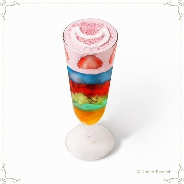 セーラームーン ミュージアム」特設カフェ セーラー戦士をイメージした