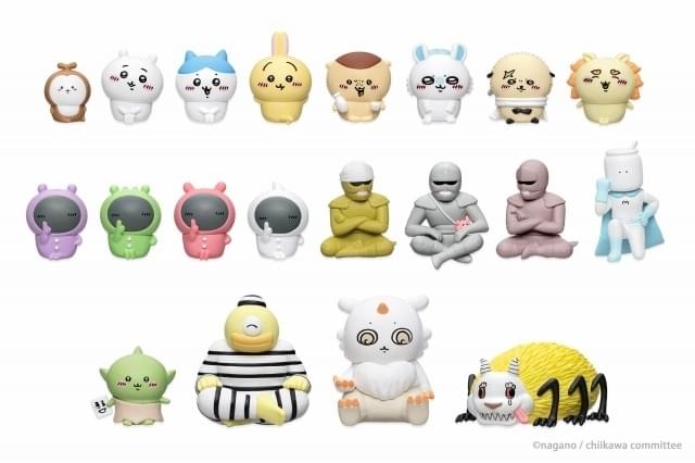 ちいかわ」フィギュア20体セット発売 でかつよ＆むちゃうマンが初立体