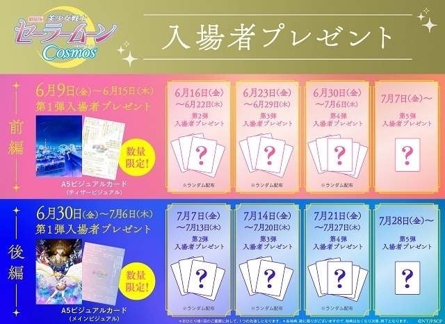 映画 美少女戦士セーラームーン コスモス 入場者特典 第4弾 ポストカード