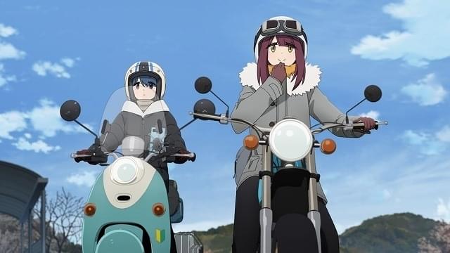 ゆるキャン△」第3期、リンと綾乃のツーリングを映した最新映像