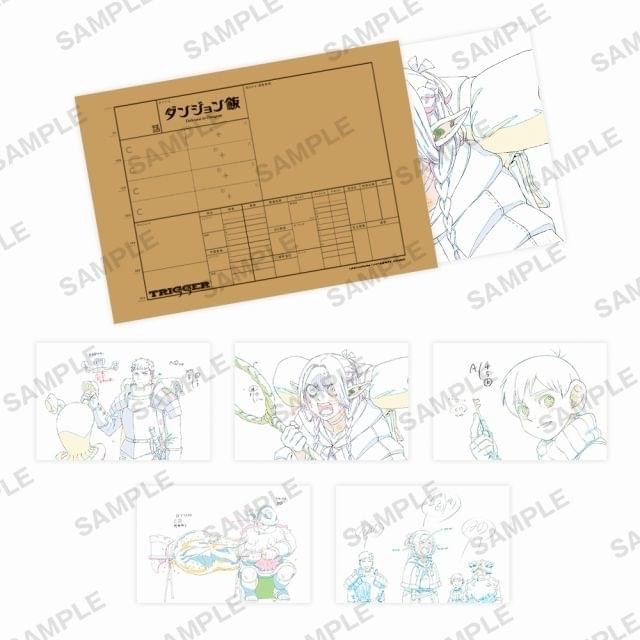 ダンジョン飯イラスト色紙原画書き下ろし映画入場者特典ポストカード