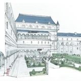 皇都シーエンジス・主城の広間、中庭
