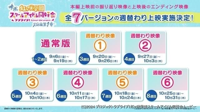 映画 ラブライブ！虹ヶ咲学園 第1章 入場者特典 8週目 コマフィルム 嵐珠 ラブライブ！虹ヶ咲学園スクールアイドル同好会 完結編 第1章』8