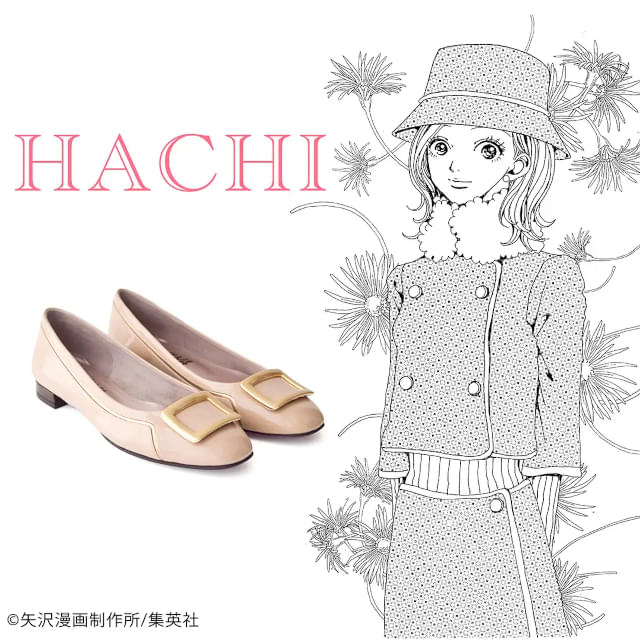 【未着用】NANA×銀座かねまつコラボ エンジニアブーツ 24cm 銀座かねまつが漫画「NANA」とコラボ、ナナとハチをイメージしたブーツ