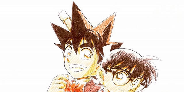 青山剛昌描き下ろし「YAIBA×コナン」コラボビジュアルで刃と