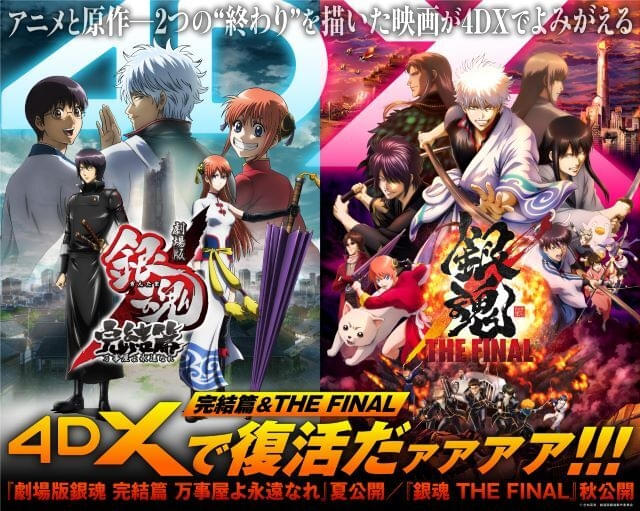 20-60代 人気ファッションブランド 劇場版銀魂 完結篇 万事屋よ永遠なれ」「銀魂 THE FINAL」4DX版 アニメ