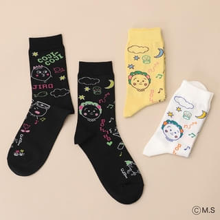 コジコジ ラクガキ総柄ソックス>