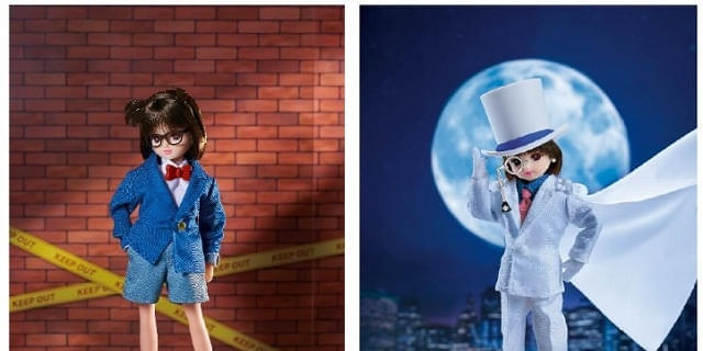 リカちゃんが江戸川コナン＆怪盗キッドになりきる 小物にも