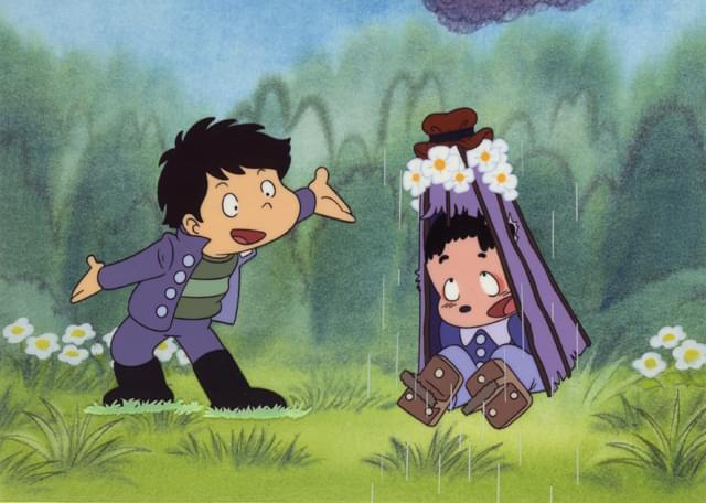 アニメセル画。手塚治虫。雨降り小僧。6枚セット。