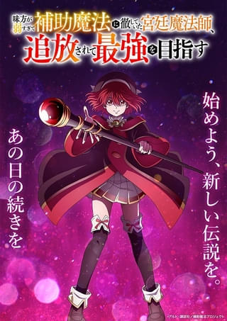 味方が弱すぎて補助魔法に徹していた宮廷魔法師、追放されて最強を目指す