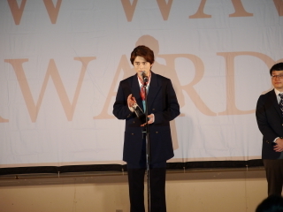 鈴鹿央士、ゆうばり映画祭ニューウェーブアワード受賞！授賞式で真摯に決意表明