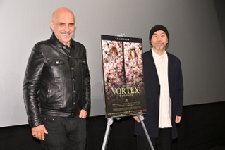 ギャスパー・ノエ監督が約4年ぶりに来日、友人の塚本晋也監督と新作「VORTEX ヴォルテックス」トーク