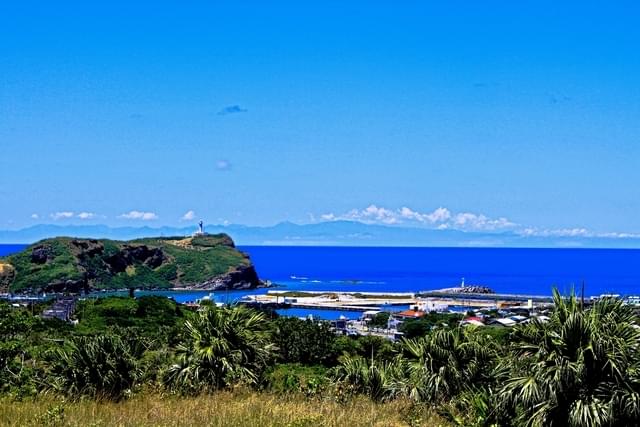 海の向こうに台湾が見える