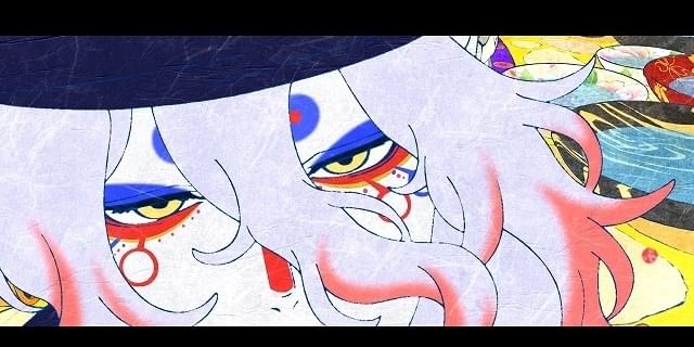 イラスト原画怪奇の国の住人「フクロウ女」