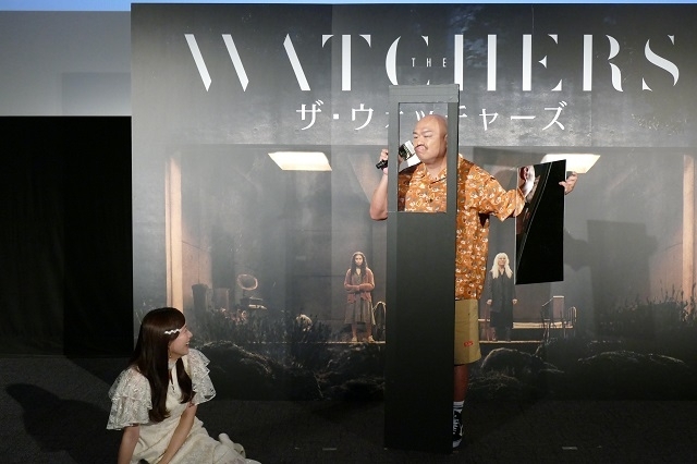 森香澄、初の映画PRイベント 控室に閉じ込められたクロちゃんを“監視（ウォッチ）” - 画像18