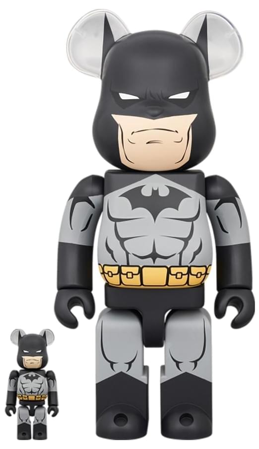 BE@RBRICK BATMAN (BATMAN:HUSH BLACK Ver.) 100％ & 400％（メディコム・トイ）：税込16500円