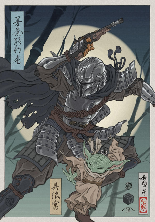 う*郎様 スターウォーズ セレブレーション 会場限定 浮世絵 アートピンバッジ う*郎様 スターウォーズ セレブレーション 会場限定 浮世絵