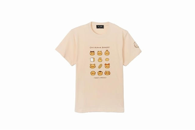 ちいかわベーカリー Tシャツ CHIIKAWA BAKERY ナチュラル（M/L/XL）