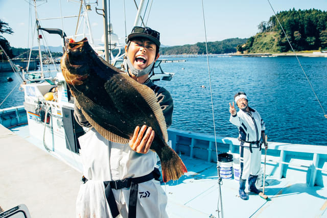 笑顔で“釣りざんまい”！