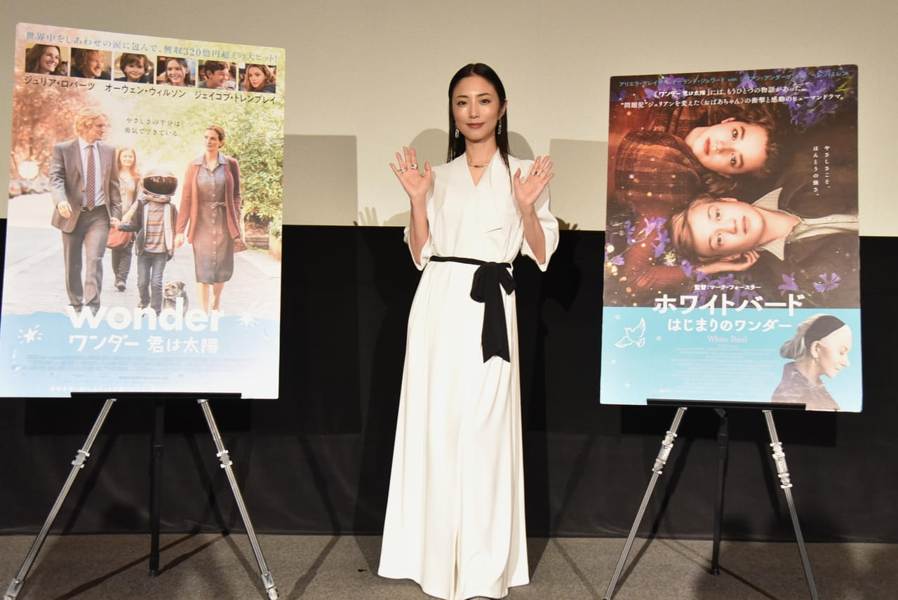 MEGUMI「やっぱり強い人って優しい」 「ワンダー 君は太陽」再上映記念トークショー