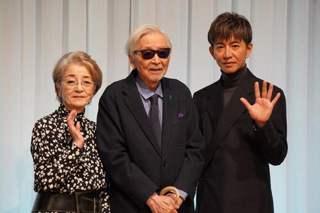 倍賞千恵子×木村拓哉、実写作品で初共演「カッコ良さ変わらない」「咲き続ける花」【山田洋次監督の最新作「TOKYOタクシー」制作発表】