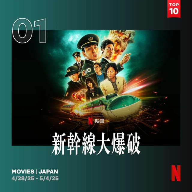 「新幹線大爆破」はNetflixにて独占配信中