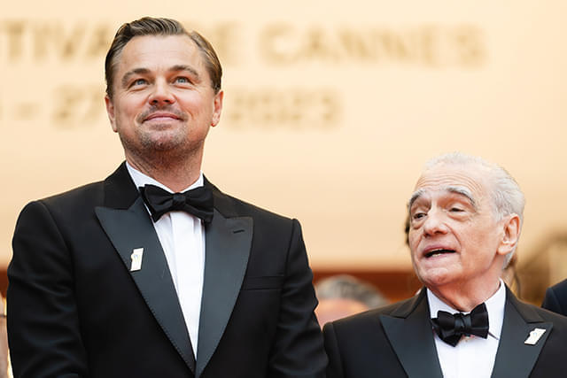 レオナルド・ディカプリオ(左)、マーティン・スコセッシ(右)