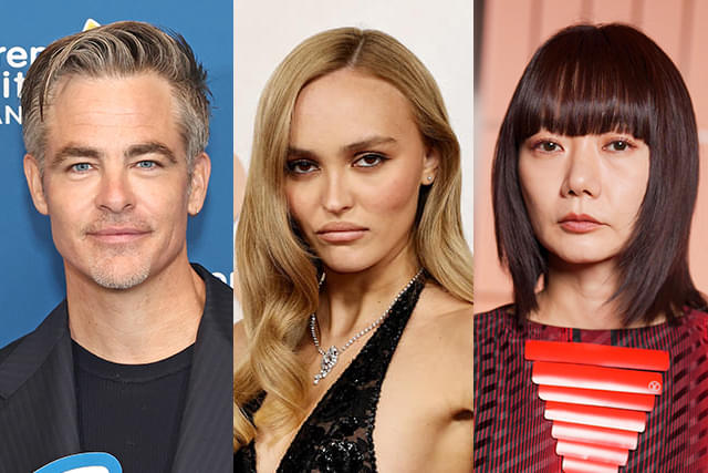 （左から）クリス・パイン、リリー＝ローズ・デップ、ペ・ドゥナ