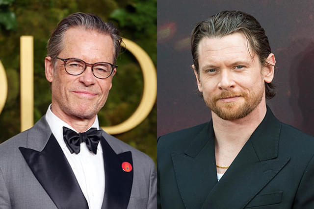 ガイ・ピアース(左)、ジャック・オコンネル(右)