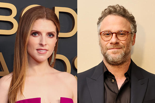 アナ・ケンドリック(左)、セス・ローゲン(右)