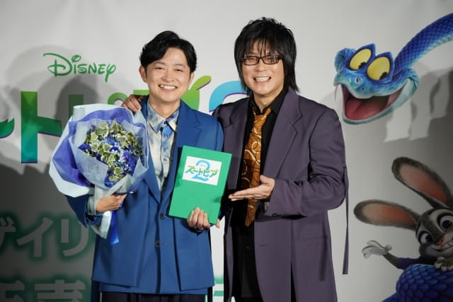 （左から）下野紘、森川智之