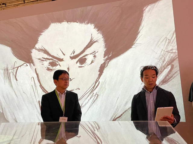 スタジオジブリの田中千義氏と高畑監督の息子、高畑耕介氏