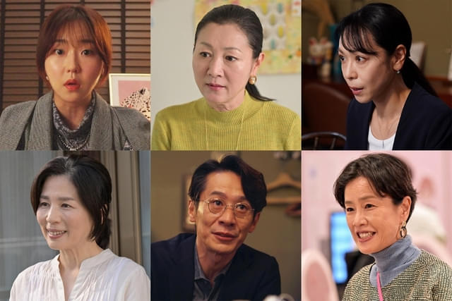 上段:ソ・ヘウォン、パン・ウンヒ、遊井亮子 下段:中島ひろ子、三浦誠己、渡辺真起子