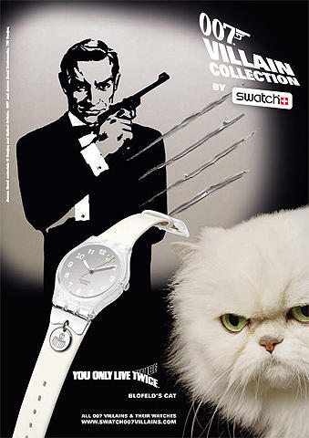 スウォッチ新作「007／ヴィラン・コレクション」、10月1日より発売