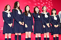 （左から）はねゆり、杏、寺島咲、福田沙紀、武井咲、大島優子、