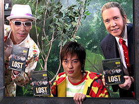 「LOST」CMに出演した （左から）テリー伊藤、塚本高史、デーブ・スペクター