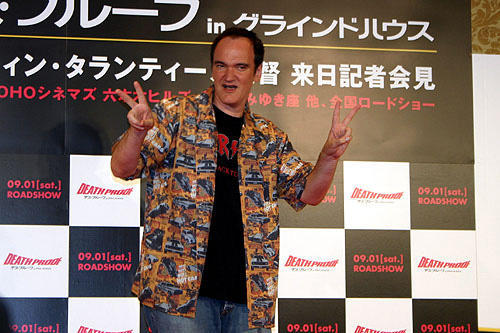 タランティーノ監督「デス・プルーフ」来日会見でサニー千葉と男の約束！