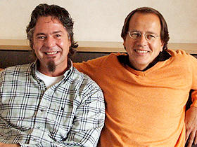 “官能料理”はスクリーンでご賞味を （左から）フランク・エーラー氏、ミヒャエル・ホーフマン監督