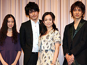 タイトルに惑わされないで （左から）蒼井優、松山ケンイチ、永作博美、忍成修吾