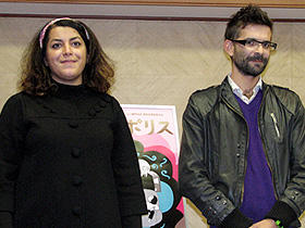 （左から）マルジャン・サトラピ監督、バンサン・パロノー監督