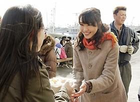現場は笑顔、笑顔のオンパレード「ハナミズキ」