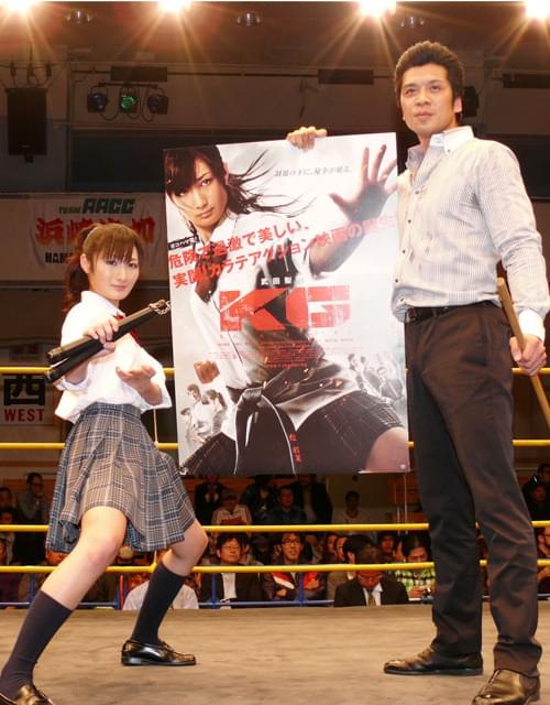 次世代アクション女優の武田梨奈、後楽園ホールでKO勝ち