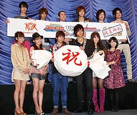 舞台挨拶に全員集合!「天装戦隊ゴセイジャーVSシンケンジャー エピック ON 銀幕」